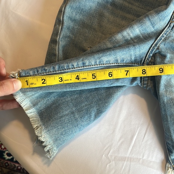 $90 Blank NYC Size 25 Distressed High Waist Jean Denim Shorts - Picture 7 of 12